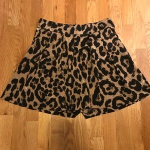 Leopard print shorts
